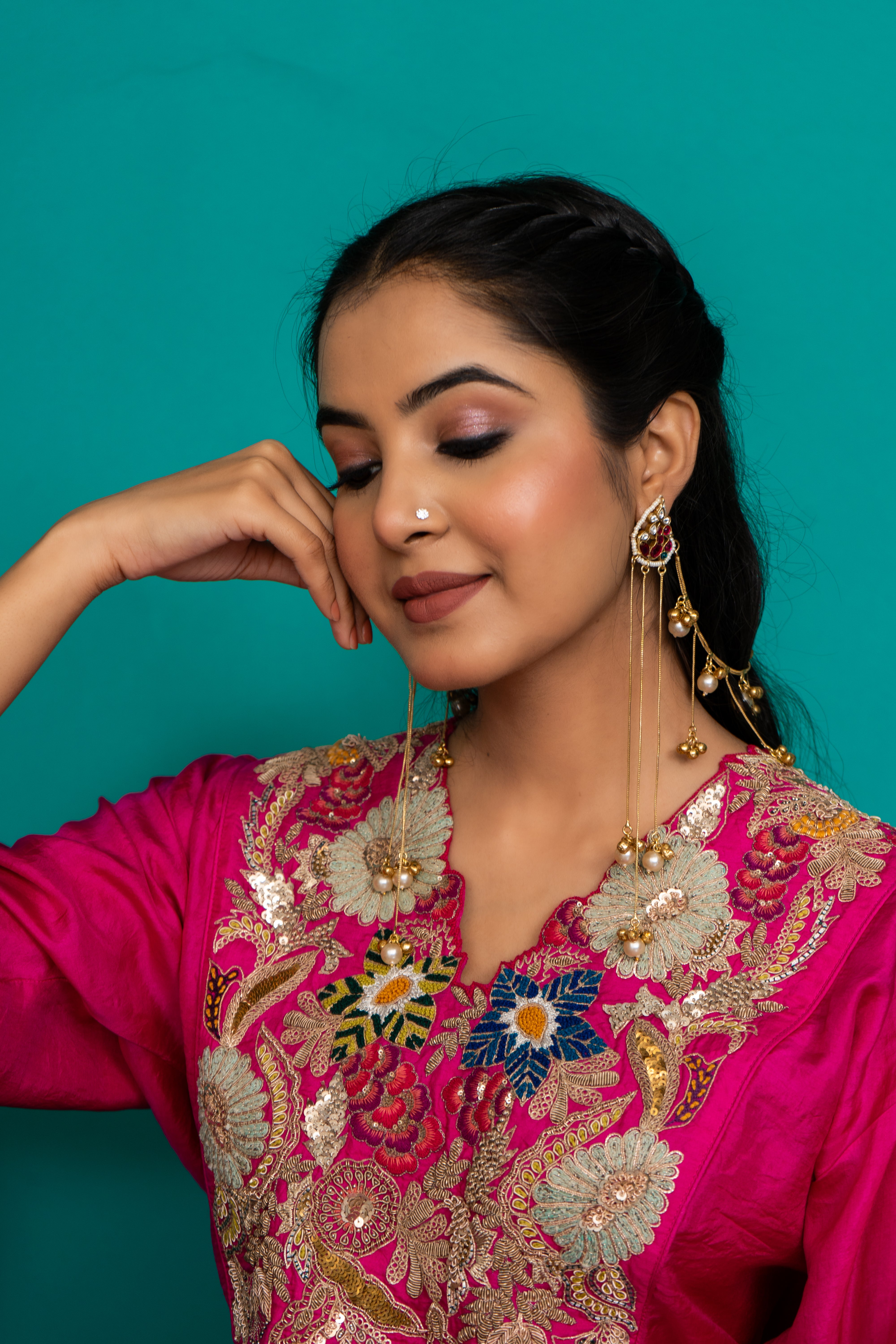 Dejhoor Chain Earings